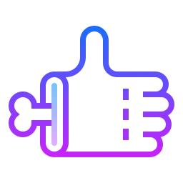 icons8 zombie hand thumbs up